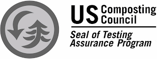 US COMPOSTING COUNCIL SEAL OF TESTING ASSURANCE PROGRAM logo