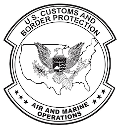 U.S. CUSTOMS AND BORDER PROTECTION AIR AND MARINE OPERATIONS logo
