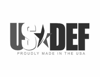 US DEF PROUDLY MADE IN THE USA logo