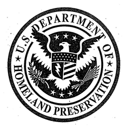 U.S. DEPARTMENT OF HOMELAND PERSERVATION logo
