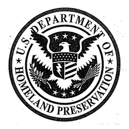 U.S. DEPARTMENT OF HOMELAND PRESERVATION logo