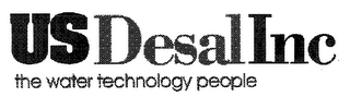 US DESAL INC THE WATER TECHNOLOGY PEOPLE logo