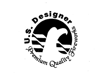 U.S. DESIGNER PREMIUM QUALITY FIREWORKS logo