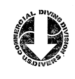 U.S. DIVERS COMMERCIAL DIVING DIVISION logo