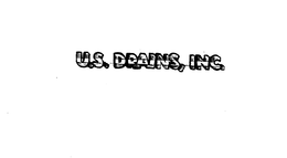 U.S. DRAINS, INC. logo