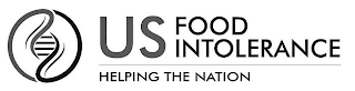 US FOOD INTOLERANCE HELPING THE NATION logo