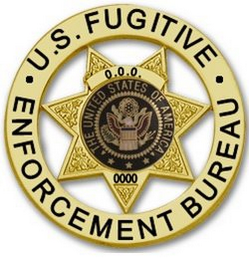 U.S. FUGITIVE ENFORCEMENT BUREAU UNITED STATES OF AMERICA 000 logo