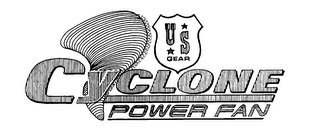 US GEAR CYCLONE POWER FAN logo