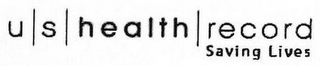 U|S| HEALTH | RECORD SAVING LIVES logo