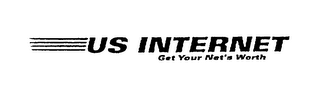 US INTERNET GET YOUR NET'S WORTH logo