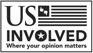 US INVOLVED WHERE YOUR OPINION MATTERS logo