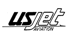 US JET AVIATION logo
