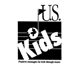 U.S. KIDS POSITIVE MESSAGES FOR KIDS THROUGH MUSIC logo