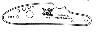U.S. L.G.-& Y. WINDSOR-VT 1863 logo