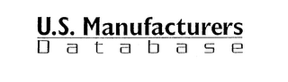 U.S. MANUFACTURERS DATABASE logo