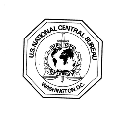 U.S. NATIONAL CENTRAL BUREAU WASHINGTON, D.C. OIPC ICPO INTERPOL logo