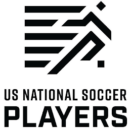 US NATIONAL SOCCER PLAYERS logo