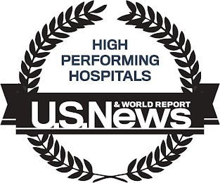 U.S. NEWS & WORLD REPORT HIGH PERFORMING HOSPITALS logo