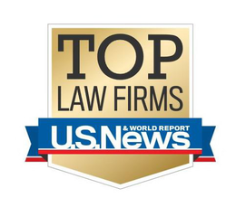 U.S. NEWS & WORLD REPORT TOP LAW FIRMS logo