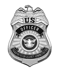 US OFFICER TRANSPORTATION SECURITY ADMINISTRATION TRANSPORTATION SECURITY ADMINISTRATION logo