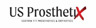 US PROSTHETIX CUSTOM FIT PROSTHETICS & ORTHOTICS logo