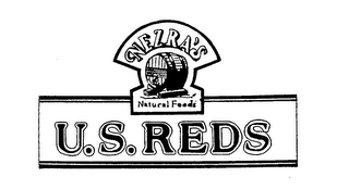 U.S. REDS NEZRA'S NATURAL FOODS logo