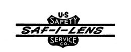 U.S. SAFETY SAF-I-LENS SERVICE CO. logo