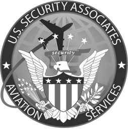 U.S. SECURITY ASSOCIATES AVIATION SERVICES SECURITY logo