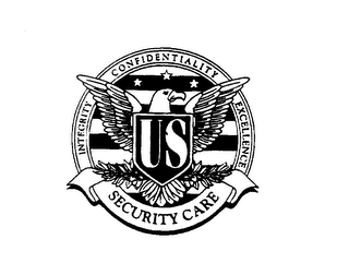 US SECURITY CARE INTEGRITY CONFIDENTIALITY EXCELLENCE logo