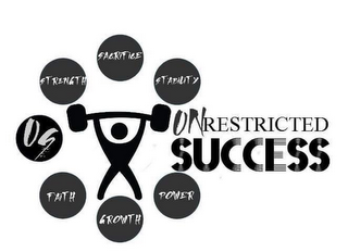 US STRENGTH SACRIFICE STABILITY UNRESTRICTED SUCCESS FAITH GROWTH POWER logo