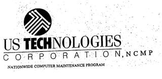 US TECHNOLOGIES CORPORATION, NCMP NATIONWIDE COMPUTER MAINTENANCE PROGRAM logo