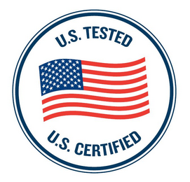 U.S. TESTED U.S. CERTIFIED logo