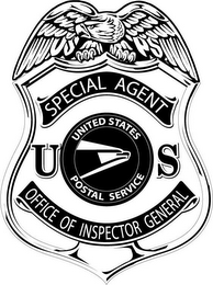 US UNITED STATES POSTAL SERVICE SPECIAL AGENT OFFICE OF INSPECTOR GENERAL logo
