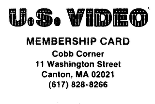 U.S. VIDEO logo