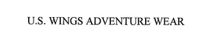 U.S. WINGS ADVENTURE WEAR logo