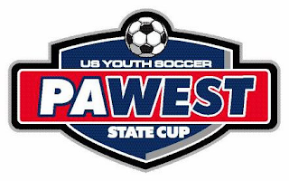 US YOUTH SOCCER PA WEST STATE CUP logo