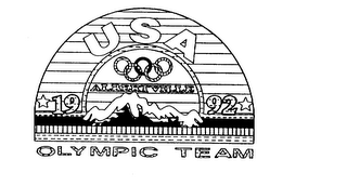 USA 1992 ALBERTVILLE OLYMPIC TEAM logo