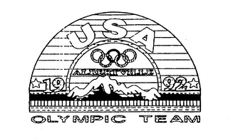 USA 1992 ALBERTVILLE OLYMPIC TEAM logo