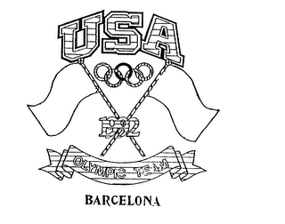 USA 1992 OLYMPIC TEAM BARCELONA logo