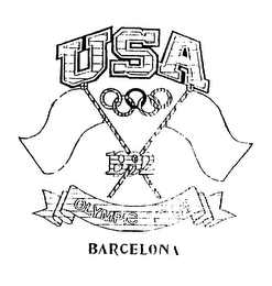 USA 1992 OLYMPIC TEAM BARCELONA logo