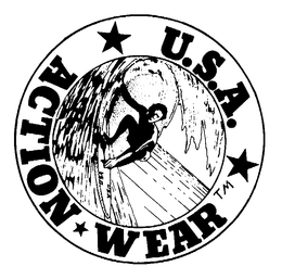 U.S.A. ACTION WEAR logo
