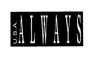 U.S.A. ALWAYS logo