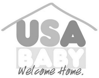 USA BABY WELCOME HOME. logo