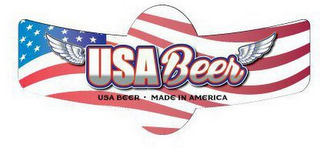 USA BEER USA BEER · MADE IN AMERICA logo