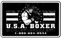 U.S.A BOXER WWW. USABOXER.COM 1-800-684-0544 logo