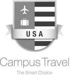 USA CAMPUS TRAVEL THE SMART CHOICE logo