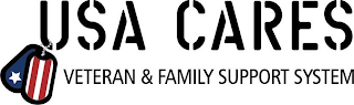 USA CARES VETERAN & FAMILY SUPPORT SYSTEM logo