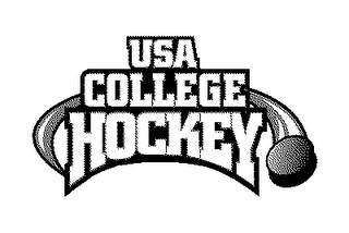 USA COLLEGE HOCKEY logo