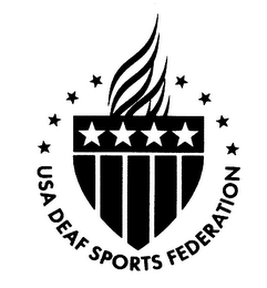 USA DEAF SPORTS FEDERATION logo