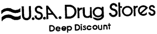 U.S.A. DRUG STORES DEEP DISCOUNT logo